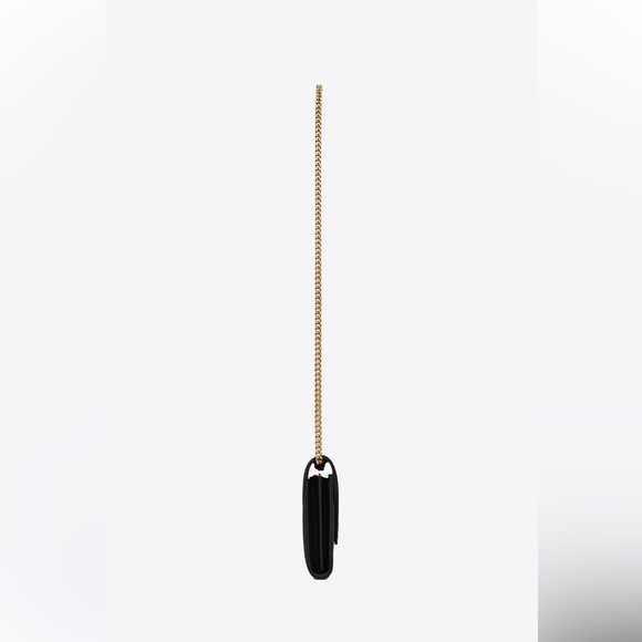 CASSANDRE MATELASSÉ CHAIN WALLET IN GRAIN DE POUDRE EMBOSSED LEATHER - Picture 3 of 4